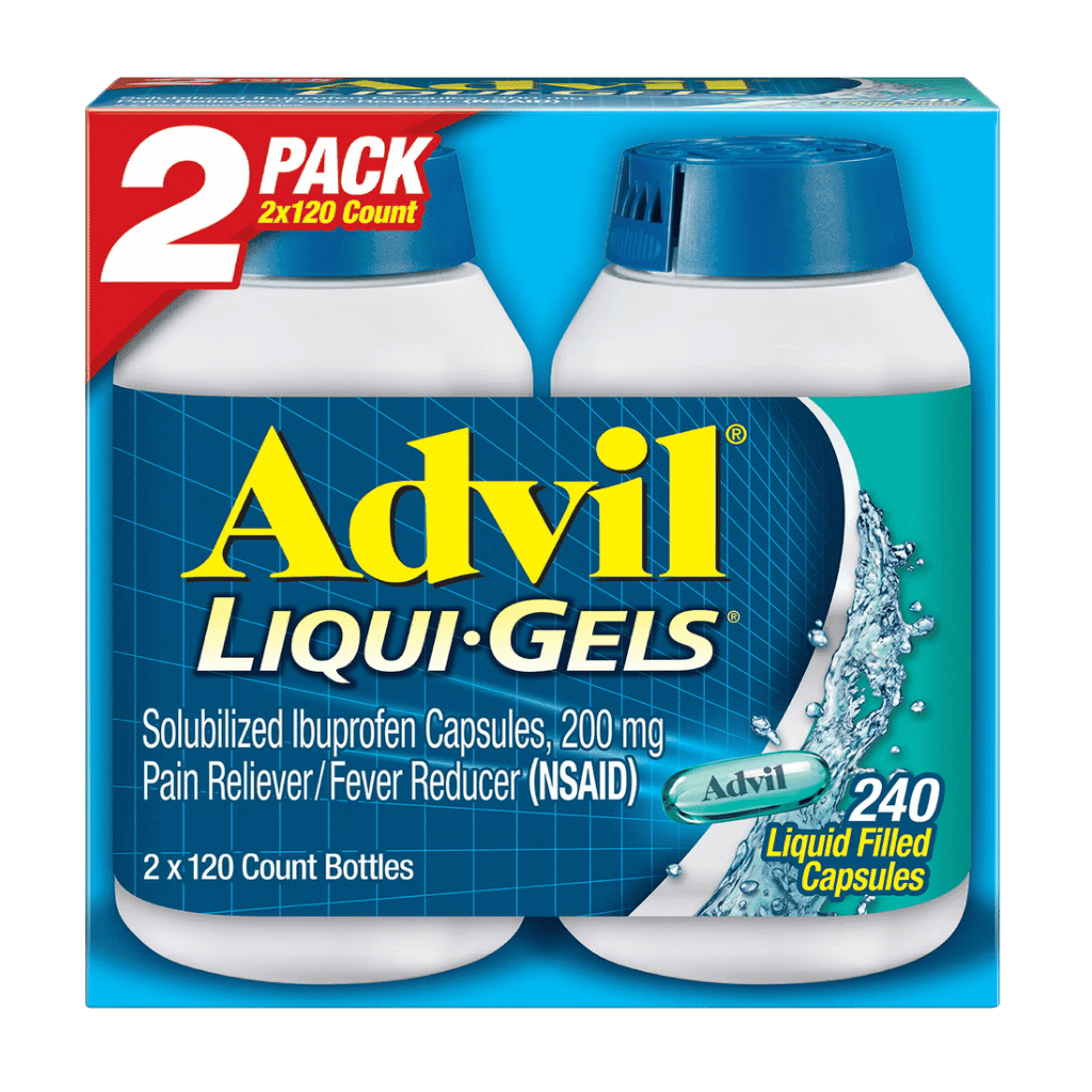 Advil Liqui-Gels Ibuprofen 200 mg 240 Capsules buy online USA
