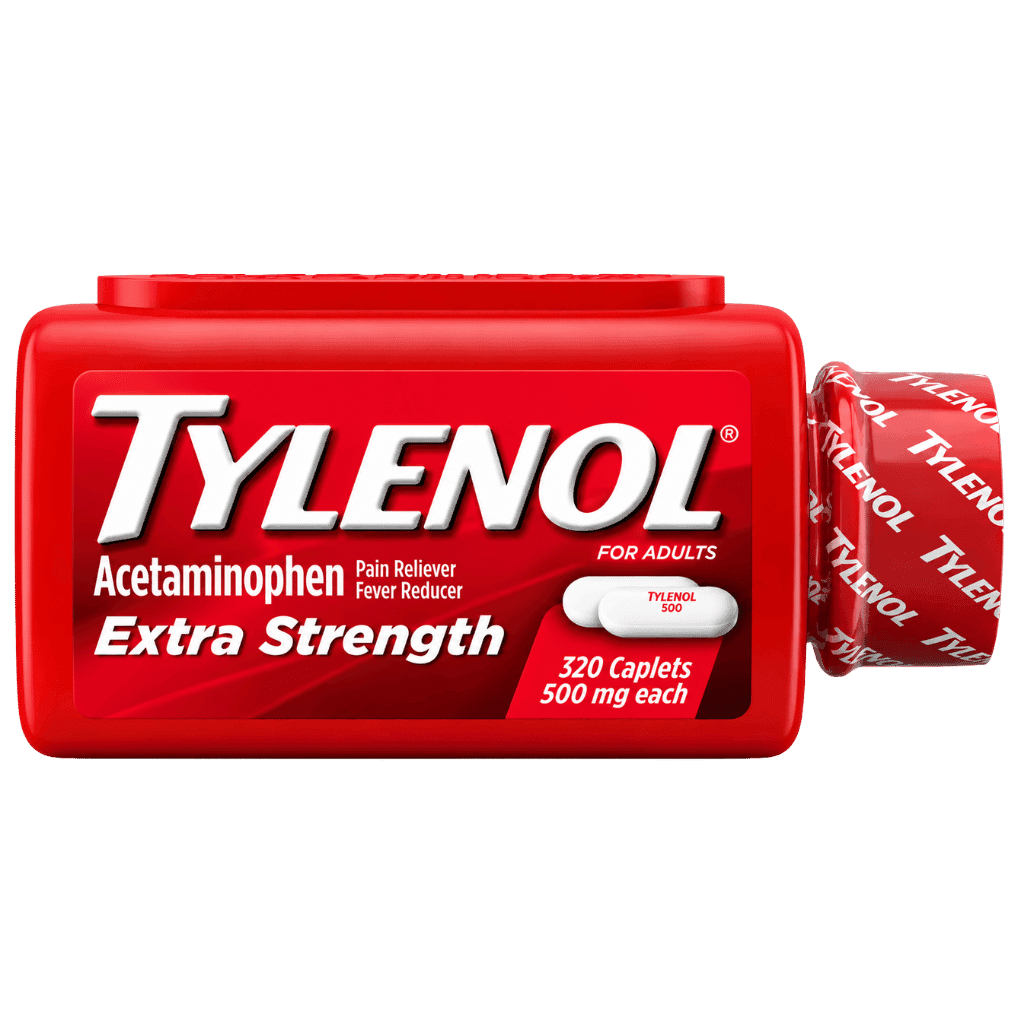 Tylenol Extra Strength Acetaminophen 500 mg 320 Caplets buy online USA