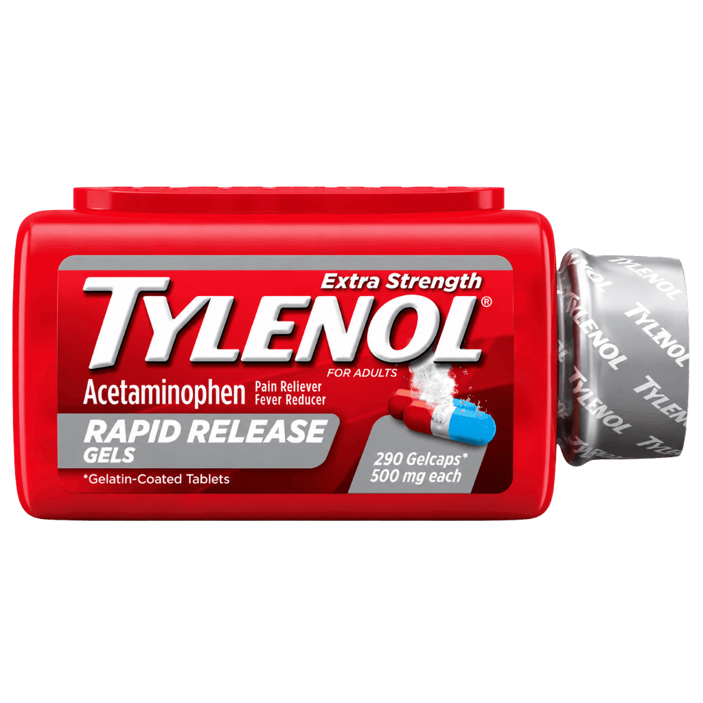 Tylenol Extra Strength Acetaminophen 500 mg 290 Rapid Release Gelcaps buy online USA