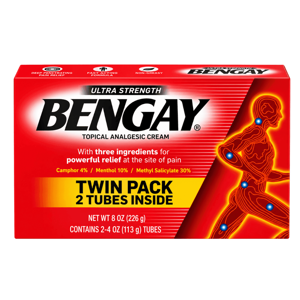Ultra Strength BENGAY Non-Greasy Topical Pain Relieving Cream 8 oz buy online USA
