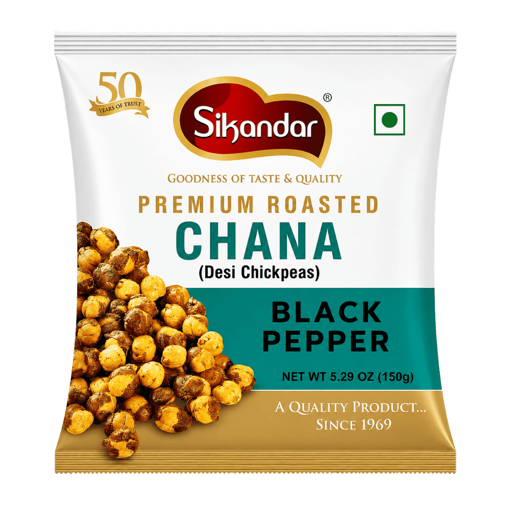 Sikandar Foods Black Pepper Chana 150 g buy online USA
